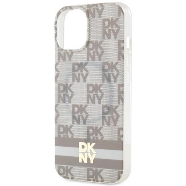 DKNY iPhone 15/14/13 Mobilskal Magsafe IML Checkered Mono Pattern