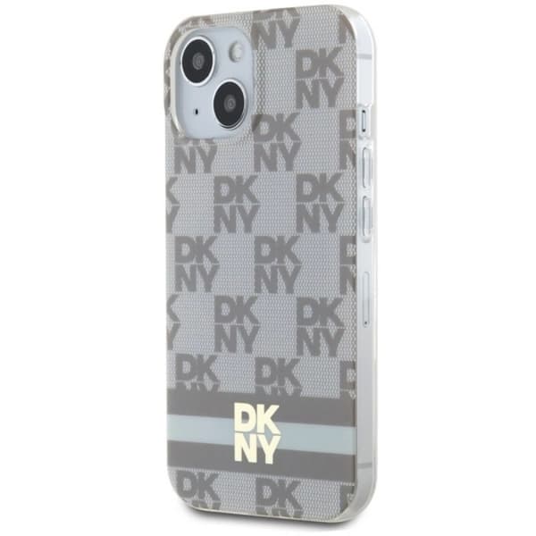 DKNY iPhone 15/14/13 Mobilskal Magsafe IML Checkered Mono Pattern