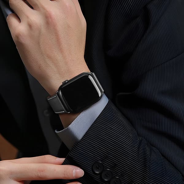 Dux Ducis Apple Watch (42/44/45/49mm) Armband Ya - Svart