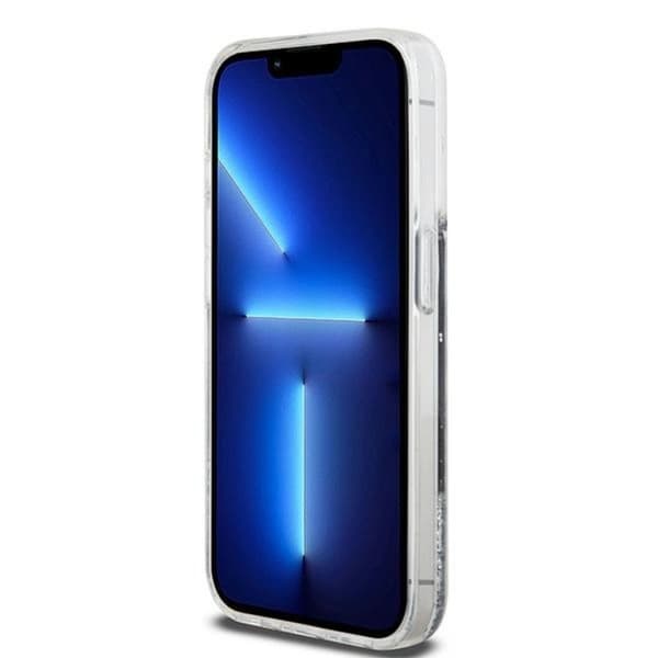 DKNY iPhone 15 Pro Mobilskal Liquid Glitter Big Logo - Svart