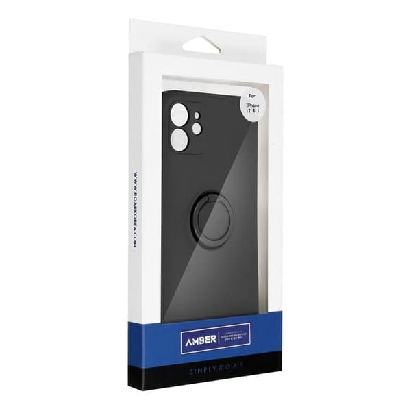 Roar Galaxy A35 5G Mobilskal Ringhållare Amber - Svart