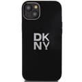Miniatyrbild 3 av 8: DKNY iPhone 15/14/13 Mobilskal Liquid Silikon Metal Logo - Svart