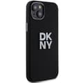 Miniatyrbild 4 av 8: DKNY iPhone 15/14/13 Mobilskal Liquid Silikon Metal Logo - Svart