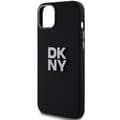 Miniatyrbild 6 av 8: DKNY iPhone 15/14/13 Mobilskal Liquid Silikon Metal Logo - Svart