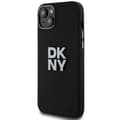 Miniatyrbild 2 av 8: DKNY iPhone 15/14/13 Mobilskal Liquid Silikon Metal Logo - Svart