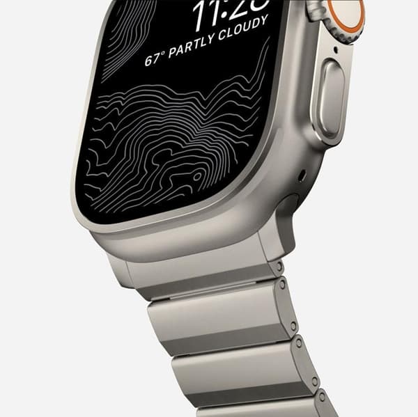 Tech-Protect Apple Watch (44/45/46/49mm) Armband Steel - Titanium