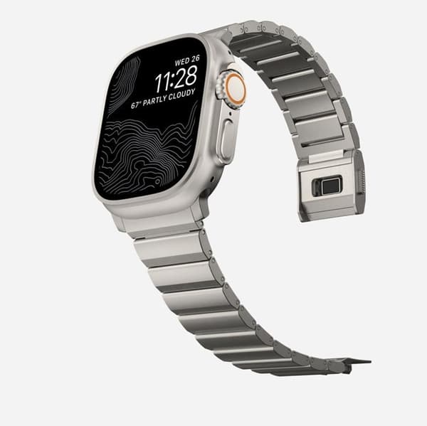 Tech-Protect Apple Watch (44/45/46/49mm) Armband Steel - Titanium