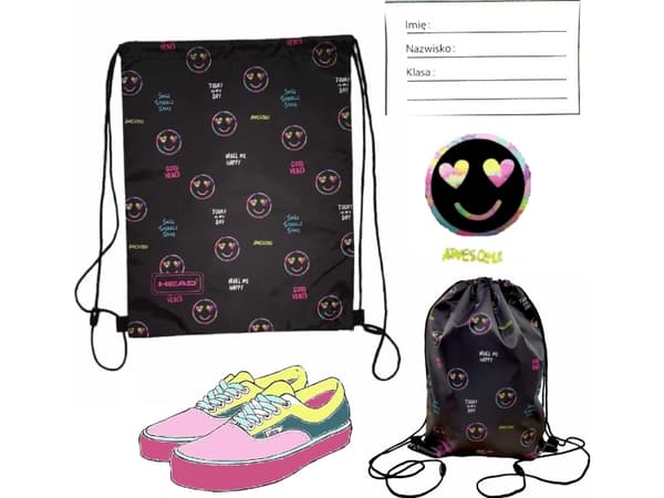 Astra Worek na obuwie Head Smile Sparkle Shine AD1