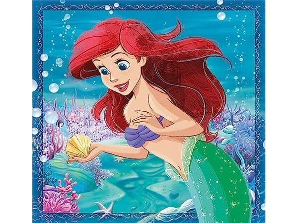 Clementoni Clementoni Puzzle 3x48el SuperColor firkantet Disney Princess. Ksieżniczki 25304