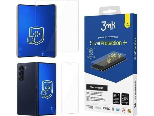 3MK SilverProtection+ Sam Z Fold 6Folded Edition Antimicrobial Film Wet-Mounted