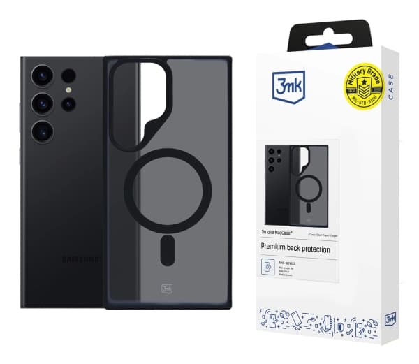 3MK Smoke MagCase, Omslag, Samsung, Galaxy S23 Ultra, 17,3 cm (6.8"), Grå