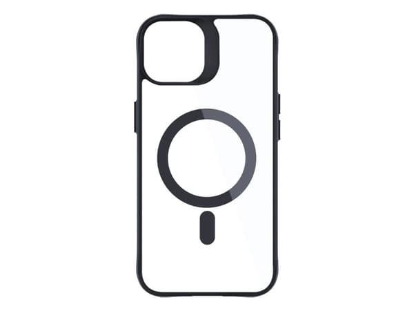 3mk Satin Armor MagCase med MagSafe Apple iPhone 13 / 14 - telefondeksel gjennomsiktig med telefondeksel svart Ramme