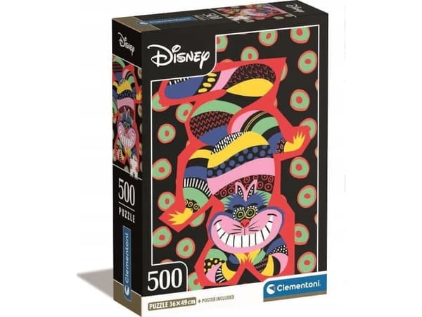 Clementoni Clementoni Puzzle 500el Compact The Cheshire Cat 35533
