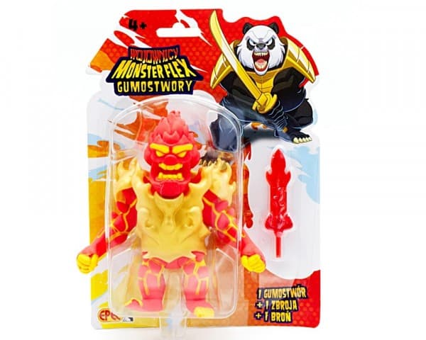 Epee Figur Gumworms Figur Warriors Fire Beast med øks