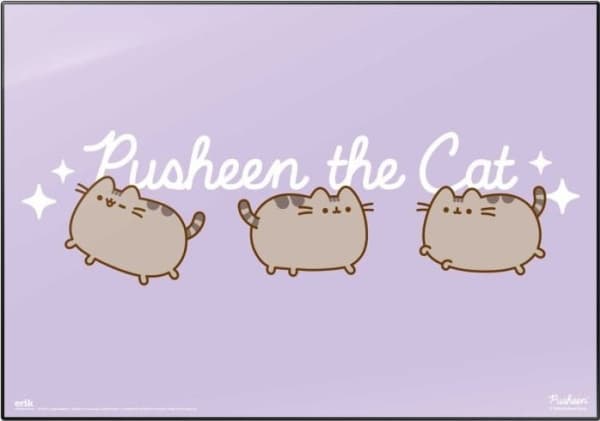Pusheen - Bord-/skrivebordsmatte fra Moments-kolleksjonen (49,5 x 34,5 cm)