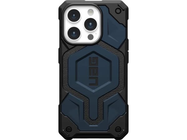 Urban Armor Gear 114221115555, Etui, Apple, iPhone 15 Pro, 15,5 cm (6.1"), Sort, Blå