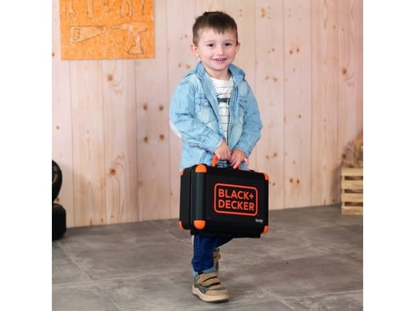 Smoby Black & Decker verktøykoffert + bil i deler