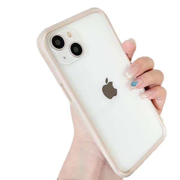 Lyxigt Matt Skal med Stötskydd för iPhone 13