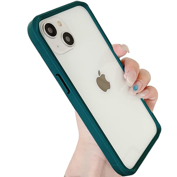 Lyxigt Matt Skal med Stötskydd för iPhone 13