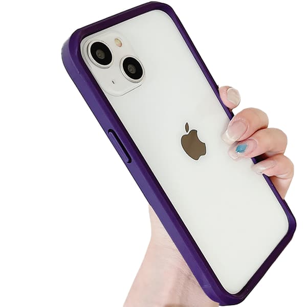 Lyxigt Matt Skal med Stötskydd för iPhone 13