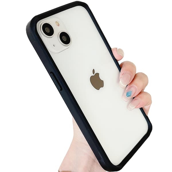Lyxigt Matt Skal med Stötskydd för iPhone 13