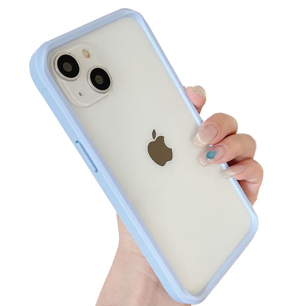 Lyxigt Matt Skal med Stötskydd för iPhone 13