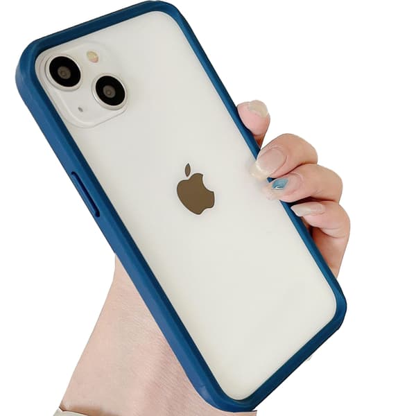 Lyxigt Matt Skal med Stötskydd för iPhone 13
