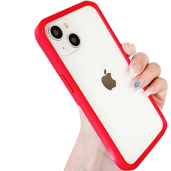 Lyxigt Matt Skal med Stötskydd för iPhone 13