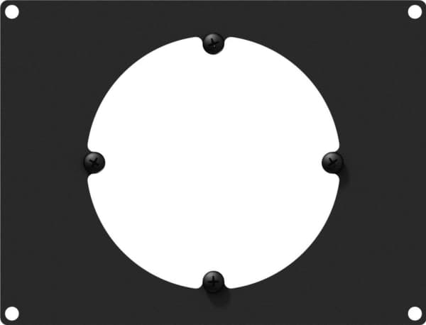 Caymon CAYMON CASY304/B Deksel med hull for et 3-moduls bredt veggpanel