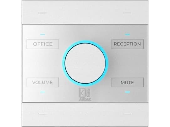 Audac AUDAC NCP105/W Universal PoE-nätverkspanel vit version