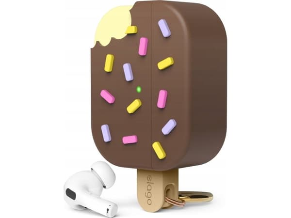 Elago Elago AirPods Pro 2 Ice Cream Case - fodral för AirPods Pro 2 brun - Säkerhetsgaranti. enkel delbetalning. fri frakt från £170.