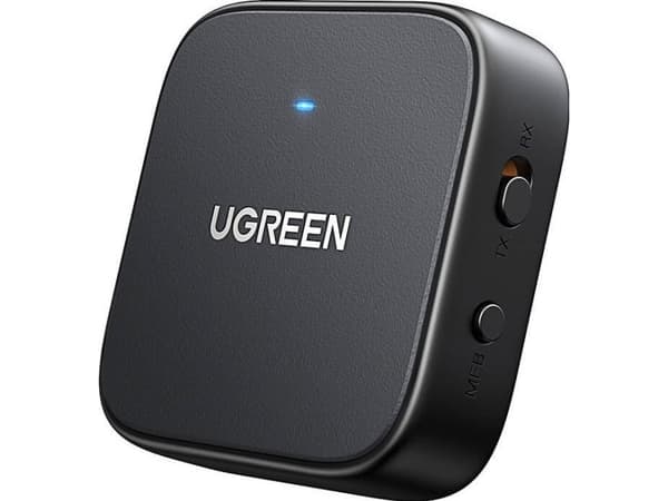 Ugreen Adapter / odbiornik / nadajnik Bluetooth 5.2 Ugreen CM667, USB-C, 300mAh (szary)