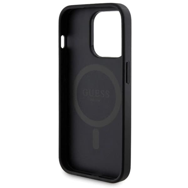 Guess iPhone 13 Pro Max Mobilskal Med Powerbank 5000mAh Magsafe Metal Logo