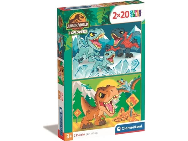 Jurassic World-pussel, 2x20 bitar