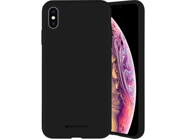 Mercury MERCURY SILICONE CASE IPHONE 15 PRO (6.1), BLACK / CZARNY