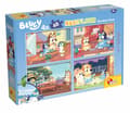 Miniatyrbilde 2 av 2: Dobbeltsidig gulvpuslespill Maxi 4x48el Bluey 100354 LISCIANI