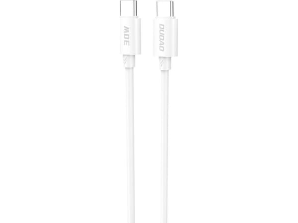 Dudao USB-C - USB-C 2 m vit kabel (6976625332045)