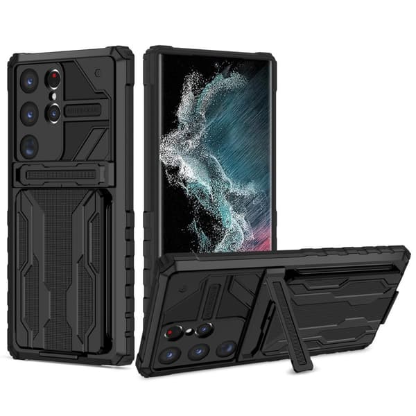 Lyxigt Wallet Skyddsskal för Samsung Galaxy S24 Ultra
