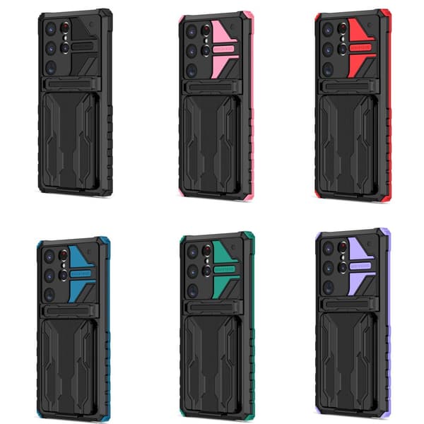 Lyxigt Wallet Skyddsskal för Samsung Galaxy S24 Ultra