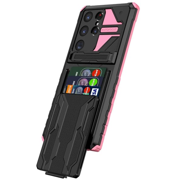 Lyxigt Wallet Skyddsskal för Samsung Galaxy S24 Ultra