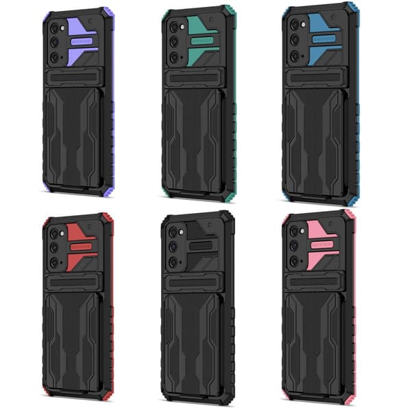 Smart Wallet Case med Kortfack för Samsung Galaxy S20 FE