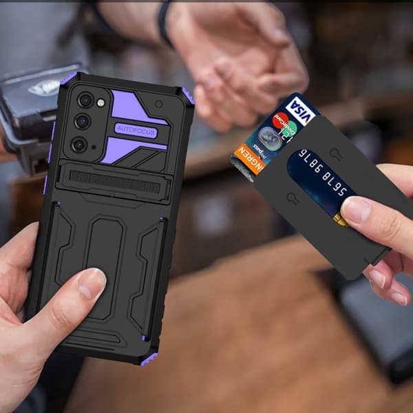 Smart Wallet Case med Kortfack för Samsung Galaxy S20 FE