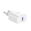 Miniatyrbild 2 av 4: Dudao Väggladdare Adaptrar USB-A 18W - Vit