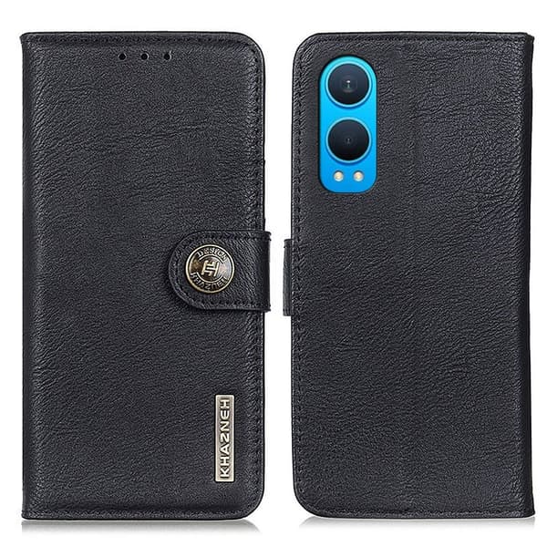 KHAZNEH OnePlus Nord CE4 Lite Plånboksfodral - Svart