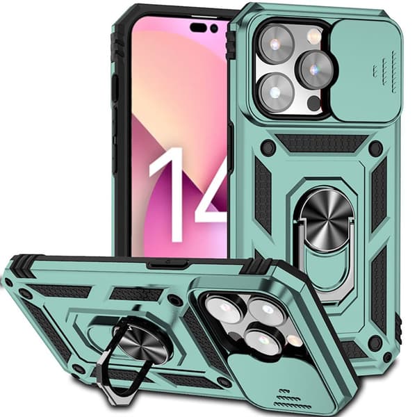 iPhone 15 Pro Armor Skal Luksuriöst Skydd och Bekvämlighet