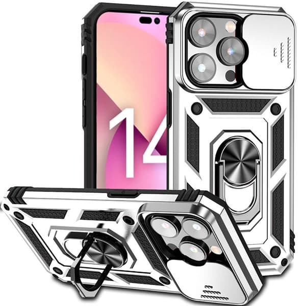 iPhone 15 Pro Armor Skal Luksuriöst Skydd och Bekvämlighet