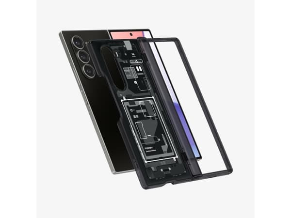Spigen Ultra Hybrid Pro Zero One, kansi, Samsung, Galaxy Z Fold 6, 19,3 cm (7,6"), musta, harmaa