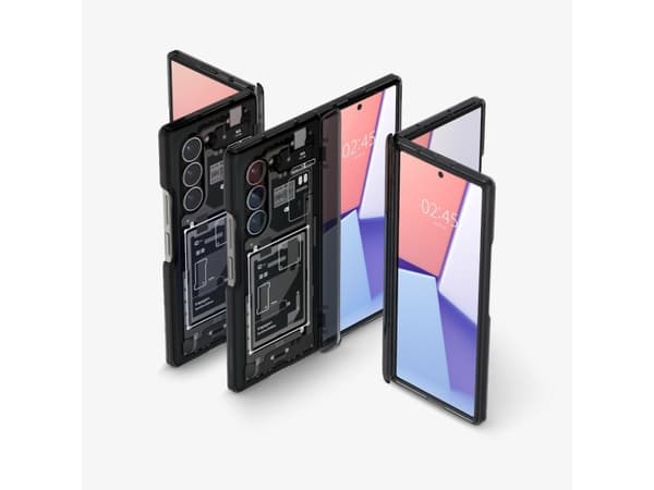 Spigen Ultra Hybrid Pro Zero One, kansi, Samsung, Galaxy Z Fold 6, 19,3 cm (7,6"), musta, harmaa
