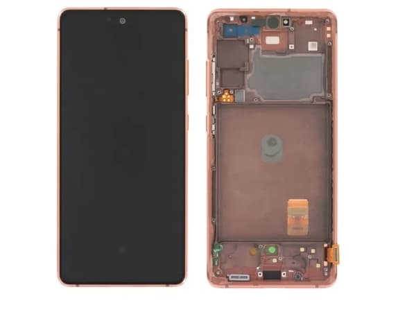 Kotelo Samsung G781 S20 FE 5G LCD oranssi