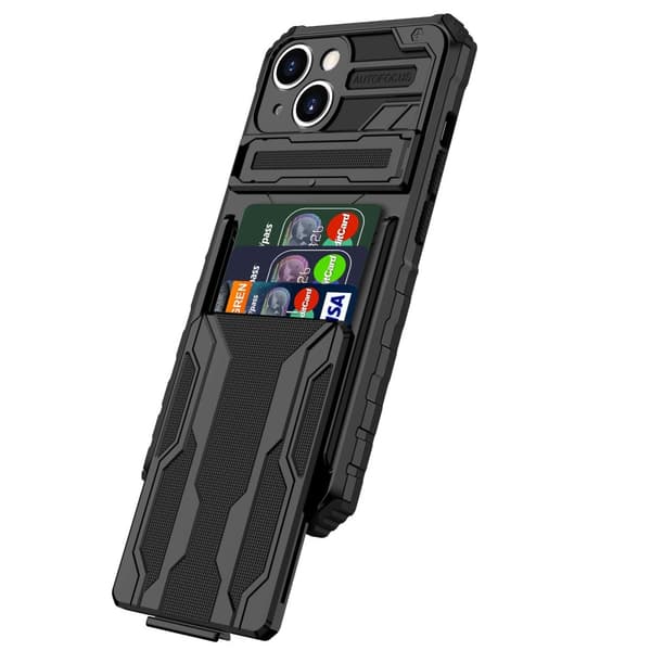 iPhone 13 - Plånboksfodral med Kortplatser och Kickstand